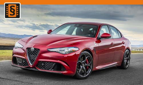 Chiptuning Alfa Romeo Giulia 2.9 Bi-turbo 375kw (510hp)