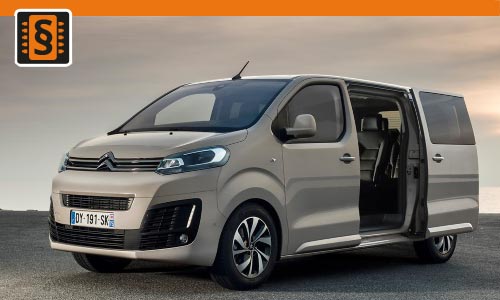 Chiptuning Citroen SpaceTourer 1.5 BlueHDI 88kw (120hp)