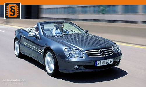 Chiptuning Mercedes-Benz SL-Class 500 5.0 V8 225kw (306hp)