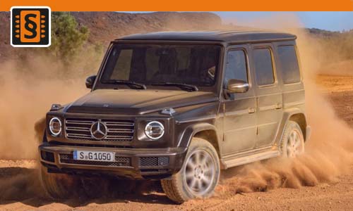 Chiptuning Mercedes G-Class 350d (2.9) 210kw (286hp)