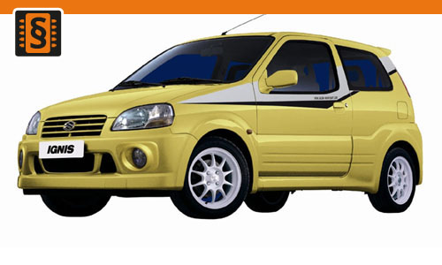 Chiptuning Suzuki Ignis 1.3 DDiS 51kw (70hp)