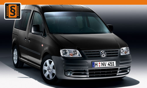 Chiptuning Volkswagen Caddy 1.6i  75kw (102hp)