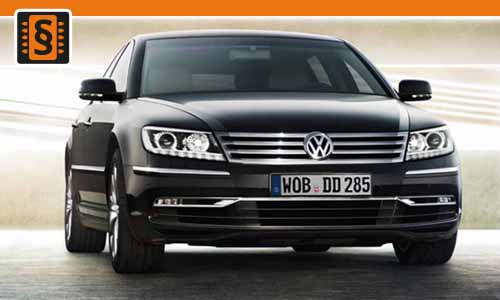 Chiptuning Volkswagen Phaeton 5.0 TDI 230kw (313hp)