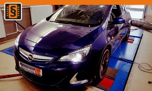 Chiptuning - Měření výkonu na válcové zkušebně Opel Astra OPC