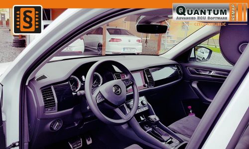 Reference Quantum Opava Chiptuning Škoda Kodiaq 2.0TDi Dashboard