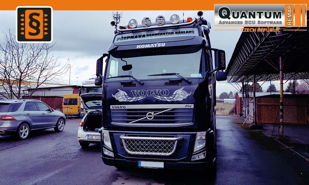 Reference Quantum Praha Chiptuning Kamionu Volvo FH13 520HP