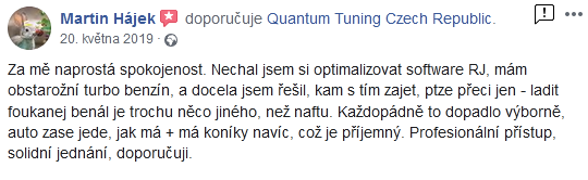 Quantum Chiptuning zkušenosti