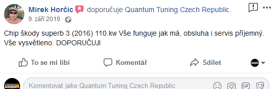 Quantum Chiptuning zkušenosti