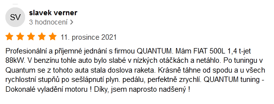 Quantum Chiptuning zkušenosti