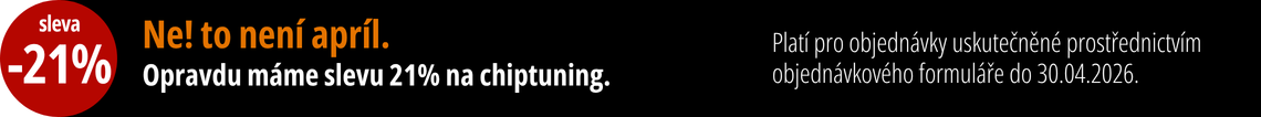 Sleva na chiptuning až 21 %