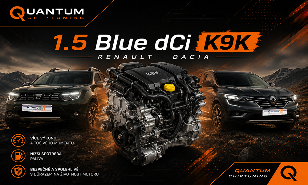 Chiptuning Dacia Renault 1.5Blue dCi K9K